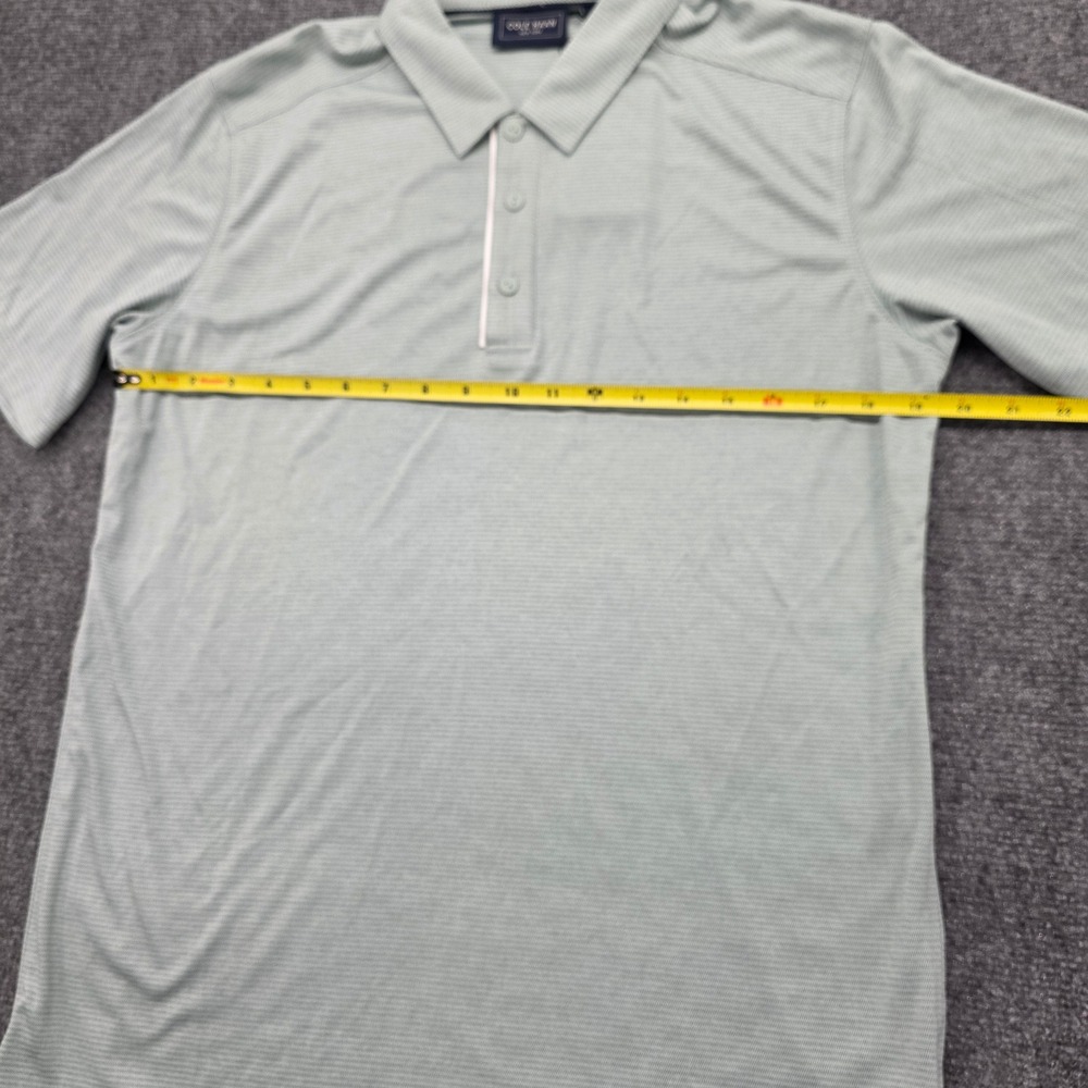 Cole Haan Golf Cool Core Polo Shirt Mens Medium Silt Green New With Tags - Picture 8 of 13